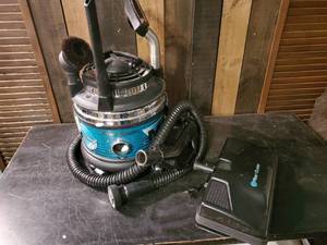 lot 79 image: Filter Queen Floor Vaccum with Attachments Solid Condition