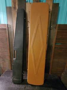 lot 80 image: 2 Hard side Rifle Cases 52 and 46 Long