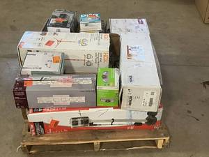 Massive Pallet of Brand Name Misc Faucets, Showers, Fixtures, Towel Bars, Bathroom Fans, Ceiling Fans, Lights, and More (Great for eBay Sellers)