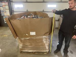 lot 12 image: Massive Pallet of MOEN Shower Trim Kits (Great for eBay Sellers)