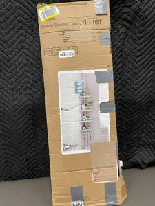 lot 9 image: 4-Tier Corner Shower Caddy, New in Box