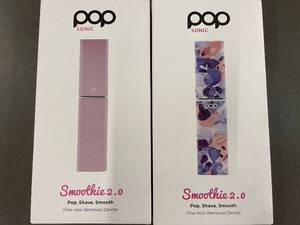 lot 109 image: Pop Sonic Smoothie 2.0 Fine Hair Removal Device - Set of 2