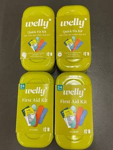 lot 178 image: Lot of 4 Welly First Aid Quick Fix Kits 24 Count Each