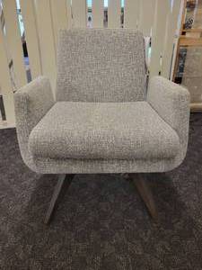 lot 2 image: Modern Tweed Armchair by American Leather