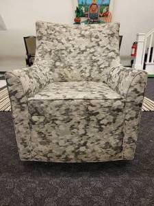 lot 23 image: Swivel Armchair by Younger Furniture