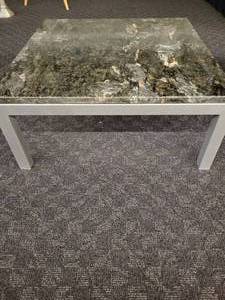 lot 25 image: Marble Top Coffee Table