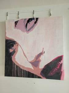 lot 75 image: A Clayton Rabo Painting on Canvas.