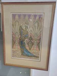 lot 82 image: Lucien Krief Ltd Ed. Framed Serigraph 118250.  Dancer.