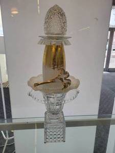 lot 85 image: A Tall Art Glass Composition.