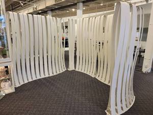 lot 108 image: Elegant Backdrops  Room Dividers.