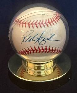 lot 68 image: MN Twins #38 Rick Aquilera Autographed Baseball