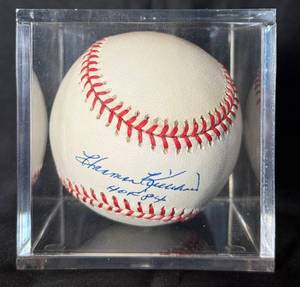 lot 58 image: Minnesota Twins Harmon Killebrew HOF 84 Autographed Baseball
