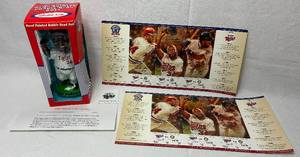 lot 119 image: Kirby Puckett World Series Hero Bobblehead and Kirby Puckett Weekend Ticket Strips