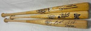 lot 142 image: MN Twins Autographed Commerative Wooden Baseball Bats LOT 2 - Tom Kelly, Corey Koskie, and Jacque Jones