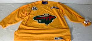 lot 173 image: Vintage 2000s Minnesota Wild Hockey Jersey - CCM Center Ice - Mens XL (new with tags)