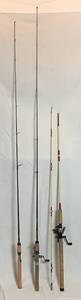 lot 193 image: Vintage Fishing Poles and Reel Collection