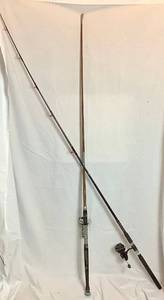 lot 197 image: Vintage Bundle of Fishing Poles and Reels