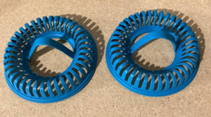 lot 124 image: LOT OF 12 Packs Of 2 Kitchen HQ Silicone Chip Makers (24 Total)