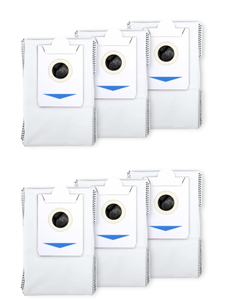 lot 132 image: LOT OF 2 ECOVACS Dustbag 3 Pcs, Compatible with DEEBOT X2 OMNI X2 COMBO, Robot Vacuum and Mop Combo, White