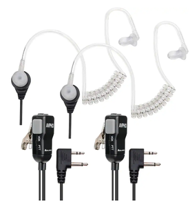 lot 172 image: Midland - AVP-H3 Transparent Security Headsets