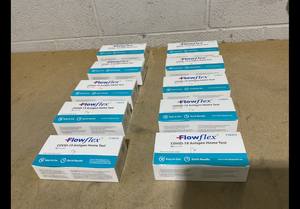 lot 115 image: LOT OF 10 FlowFlex Covid-19 Antigen Home Test - 5ct EXP 07232026