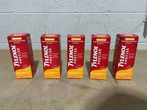 lot 117 image: LOT OF 5 Tylenol Precise Warming Pain Relieving Cream 4oz EXP 082026