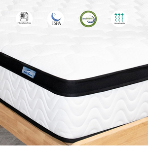 lot 99 image: MOLBIUS Queen Mattress 10 Inch  Queen Size Hybrid Mattresses in a Box  Medium Firm Feel Memory Foam and Individual Pocket Springs  Fiberglass Free Bed Matress  Breathable  CertiPUR-US