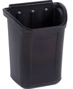 lot 405 image: CC11T Bussing Cart Trash Bin 7 Gallon - Black