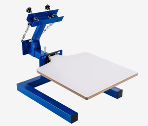 lot 21 image: VEVOR Screen Printer 1 Color 1 Station Silk Screen Printing 55x45cm T-Shirt Screen Printing Machine Screenprint Press (1 Color 1 Station)
