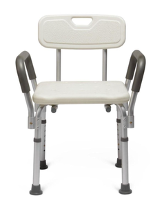 lot 251 image: Medline Guardian Knockdown Shower Chair with Arms 350lbs White