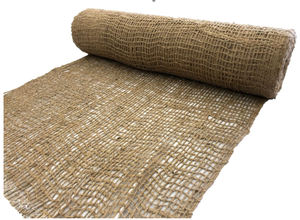 lot 271 image: Jute Erosion Control, Soil Saver Mesh Blanket - 48 Wide x 20 Yards (60 feet Long) - 240 Sq. Ft. Coverage