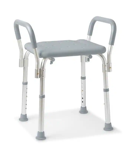 lot 440 image: Medline - Bath Bench with Arms - Gray