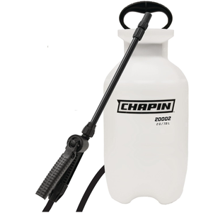 lot 466 image: Chapin 20005 Pump Sprayer, 2 Gallon, Lawn and Garden, Hand Pressurized, Anti-Clog Filter, Adjustable Spray Nozzle, Spraying Plants, Watering, Weeds, Fertilizer and Pests, Translucent