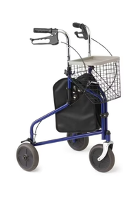 lot 40 image: Medline 3-Wheel Steel Rollator