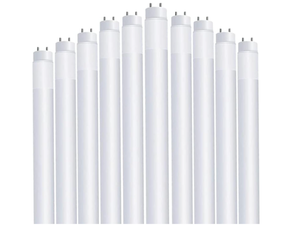 lot 305 image: Feit Electric LED 4ft Bulbs T8, 32 Watt Equivalent, Type A Tube Light, Plug & Play, T8 LED Tubes, LED Fluorescent Replacement, Frosted, T848840LEDG225, Cool White, 10 Pac