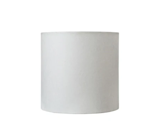 lot 332 image: LOT OF 3 Transitional Drum (Cylinder) Shape Spider Construction Lamp Shade in White, 8 wide (8 x 8 x 8) Aspen Creative Corporation