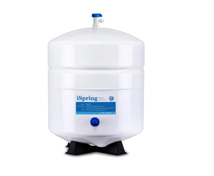 lot 341 image: iSpring 3.2 Gal. Metal Pressurized Reverse Osmosis Water Storage Tank With Ball Valve t32m