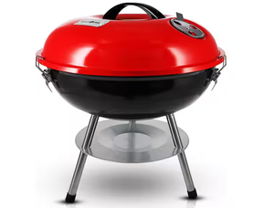lot 446 image: GASONE CG-14 Portable Charcoal Grill - 14 in. in Red Portable Grill - for BBQ