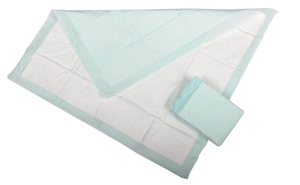 lot 449 image: Medline Heavy Absorbency 23 x 36 Fluff and Polymer Disposable Underpads, 150 Per Case, Great for Protecting Beds, Furniture, Surfaces