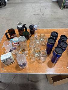 lot 0261 image: Assorted Mugs and Glasses