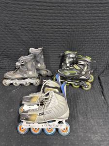 lot 0283 image: Three Pairs Inline Skates