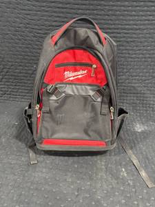 lot 0329 image: Milwaukee Red Black Backpack