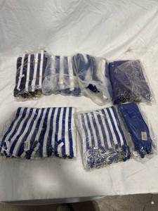 lot 0390 image: Blue & White Lanyards