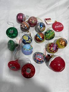 lot 0395 image: Candy Themed Christmas Ornaments