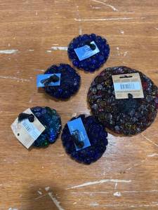 lot 0421 image: Decorative Glass Gems Bags