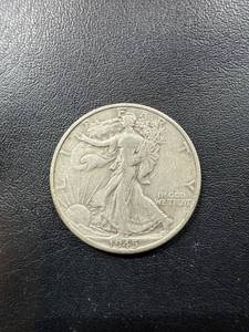 lot 0441 image: 1945D Walking Liberty Half Dollar