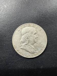 lot 0450 image: 1963D Franklin Half Dollar