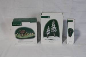 lot 55 image: Department 56 New England Village Series and Village Accessories Set