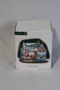 lot 58 image: Department 56 Heritage Village Baker Bros. Bagel Bakery Christmas in the City Collectible