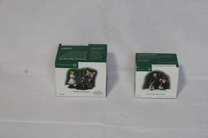 lot 68 image: Department 56 Heritage Village Figurines in Boxes - Lavender Cottenberger and A Fancy Sweet & Pony Caramel